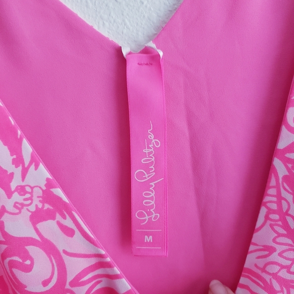 Lilly Pulitzer Reversible Florin Tank Top V-Neckline Blouse - Picture 10 of 11